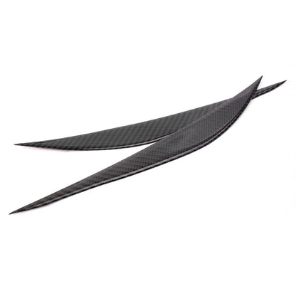 2X Headlight Eyebrow Cover Trim for BMW 3 Series F30 (2013–2017) Carbon Fiber