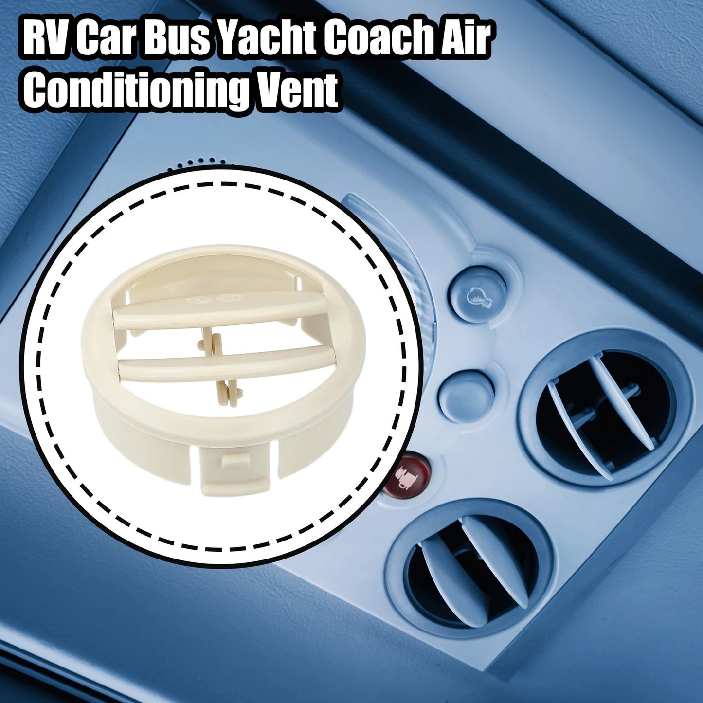 AC Air Condition Vent Outlet for RV Bus Boat Yacht Caravan (Universal)