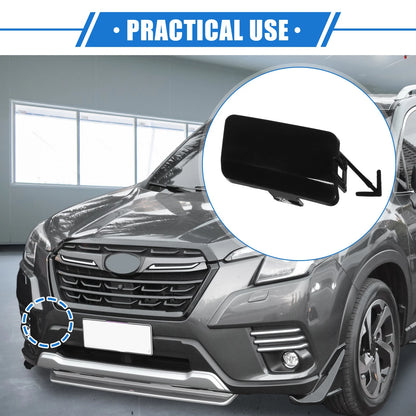 Front Right Bumper Tow Hook Cover for Subaru Forester (2009–2013) Black