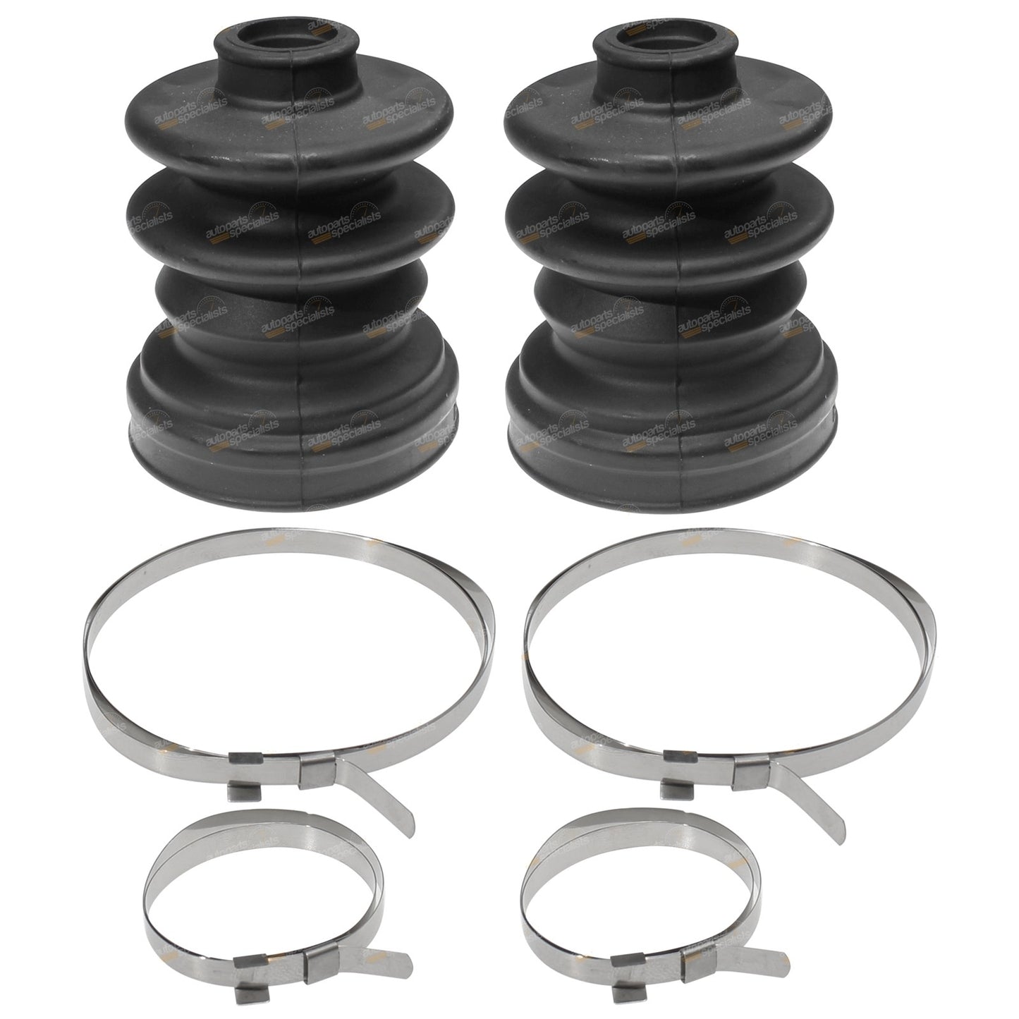 Set of 2 Front Inner CV Boots for Subaru Vortex AX4 (1985–1988)