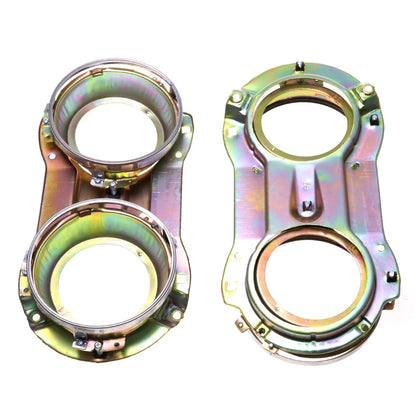 Head Lamp Unit Brackets Pair for Nissan Datsun 620 Pickup (1972–1979)