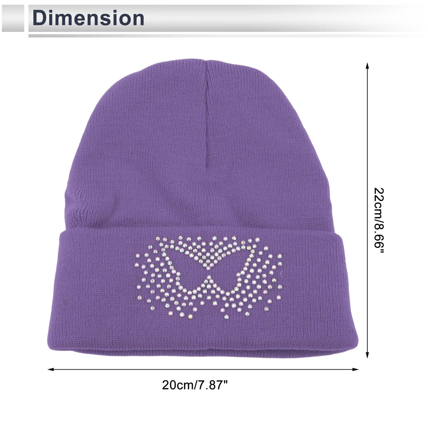 Cycling Hat for Universal Fit (22x20cm) - Warm, Comfortable, Breathable