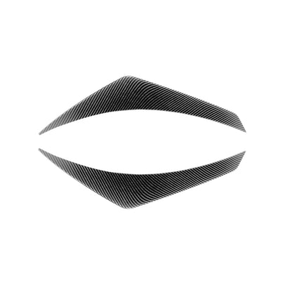 1 Pair Carbon Look Front Bumper Side Air Vent Trim for BMW F70 F74 (2024-2025)