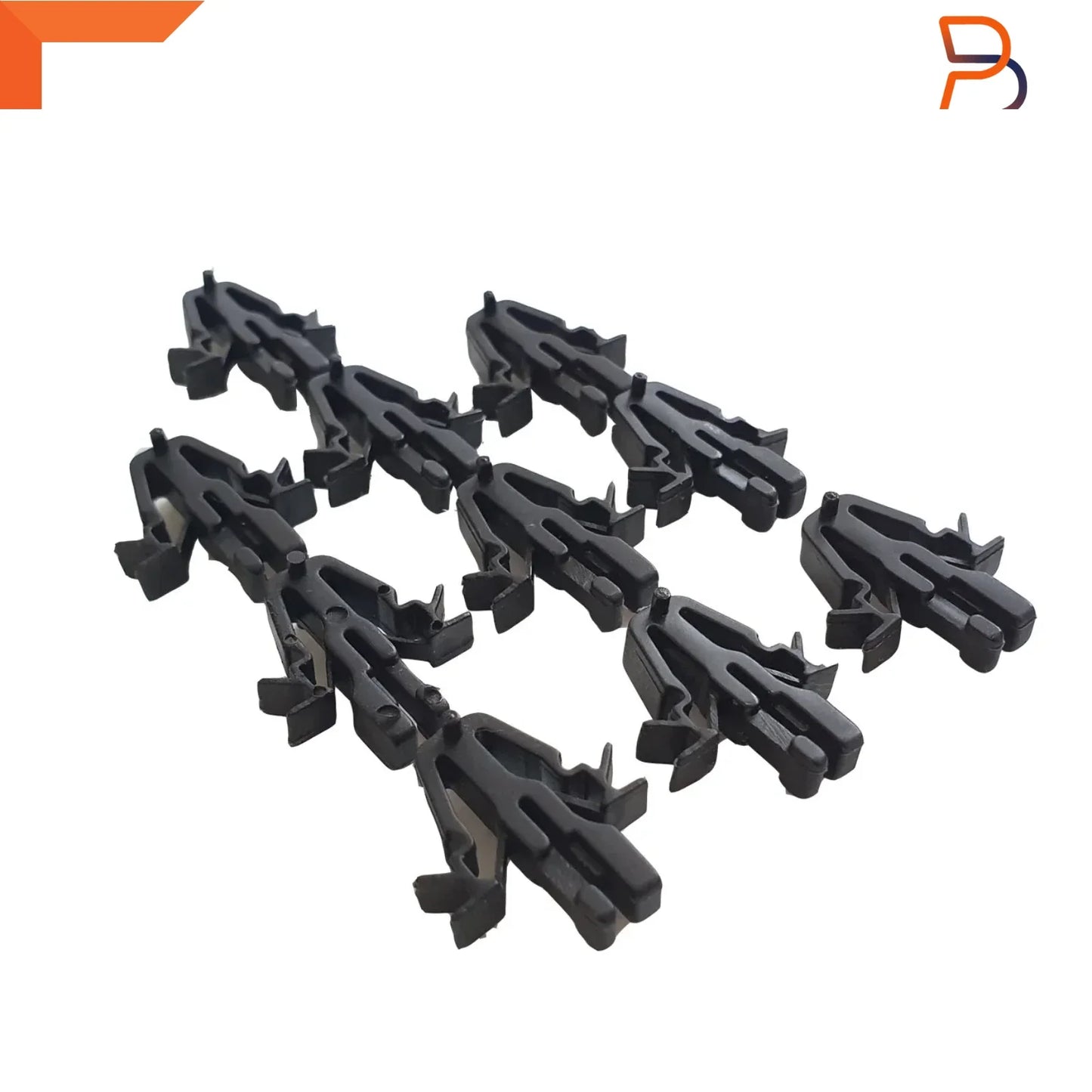 10 x Front Radiator Grille Clip Fasteners for Toyota Hilux LN56 LN60 (84-88)