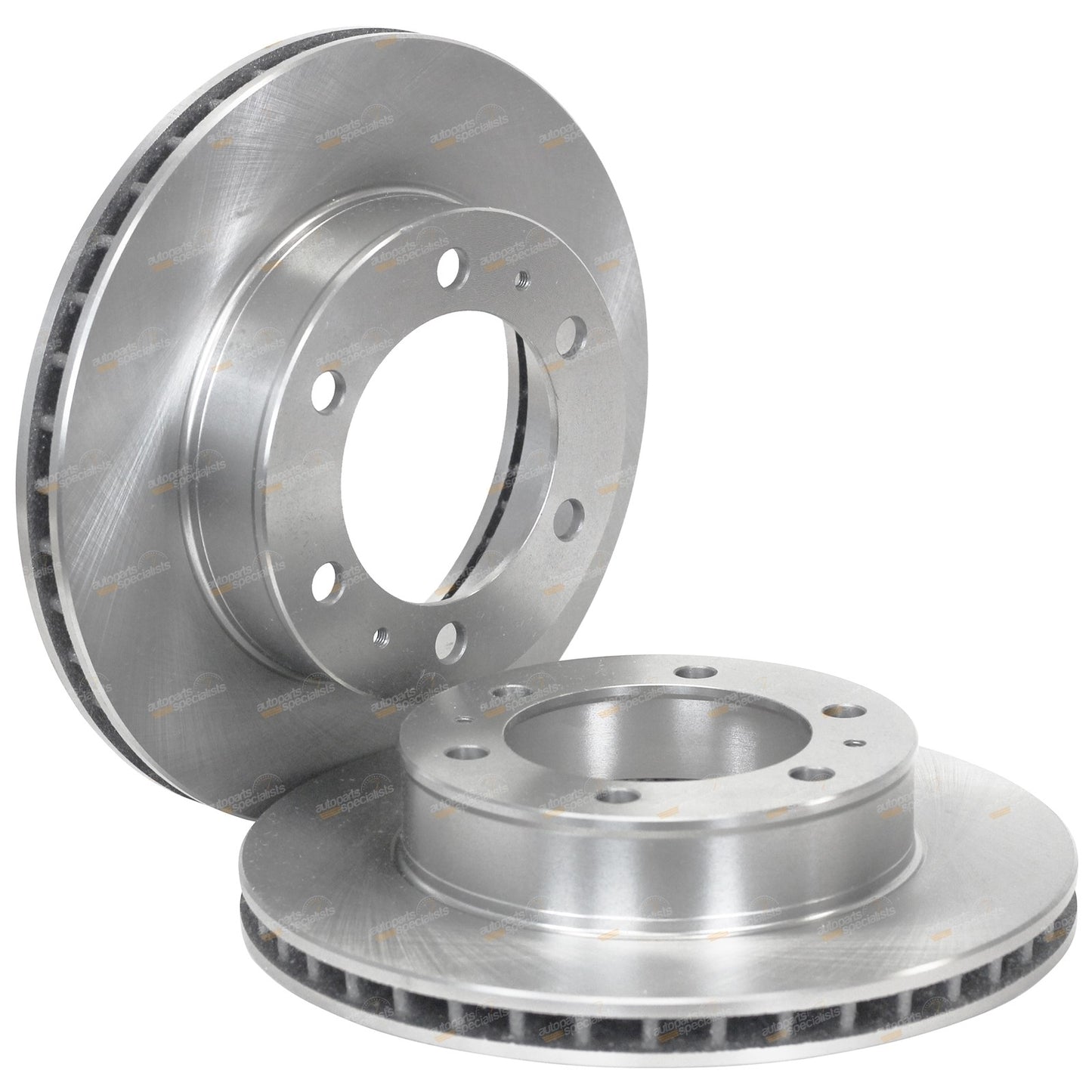 2 Front Disc Brake Rotors for Toyota Hilux (2004–2011) 4x4