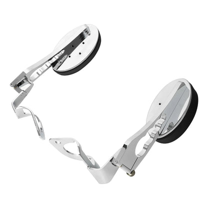 Chrome/Black Passenger Armrest for Harley Electra Glide (2014 - 2025)