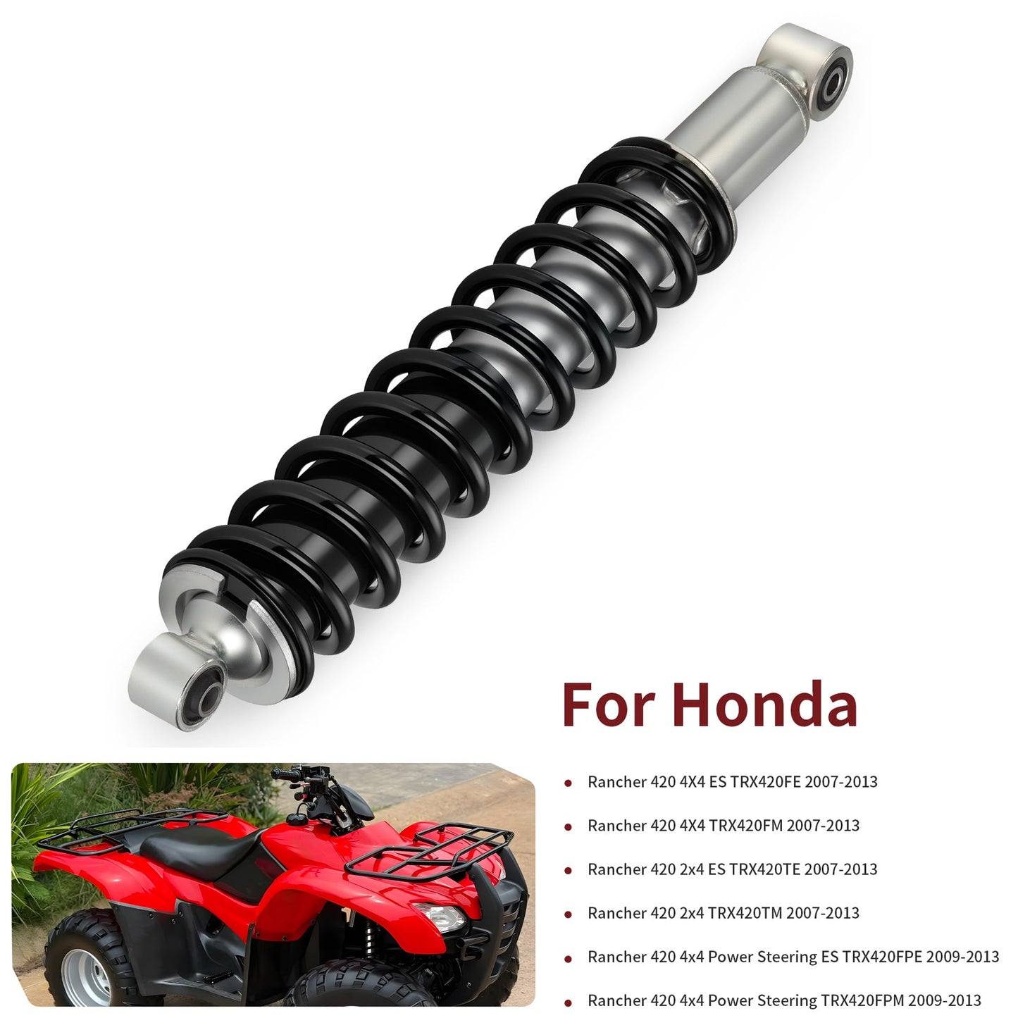 Rear Shock for Honda Rancher 420 TRX420FE/FM/TE/TM/FPE/FPM (2007–2013)