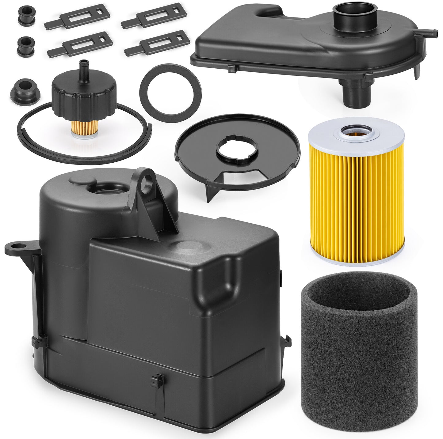Air Filter Box Cover Cap with Seal Hook for Yamaha Golf Cart (1985–1995)