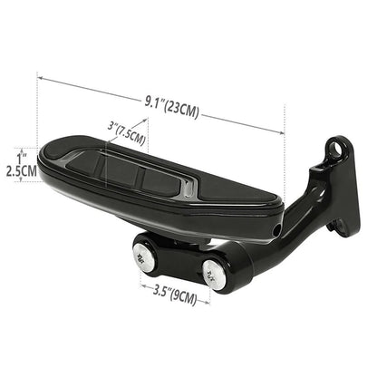 Passenger Floorboards & 1-1/4" Highway Footpegs for Harley Road Glide (93-25)
