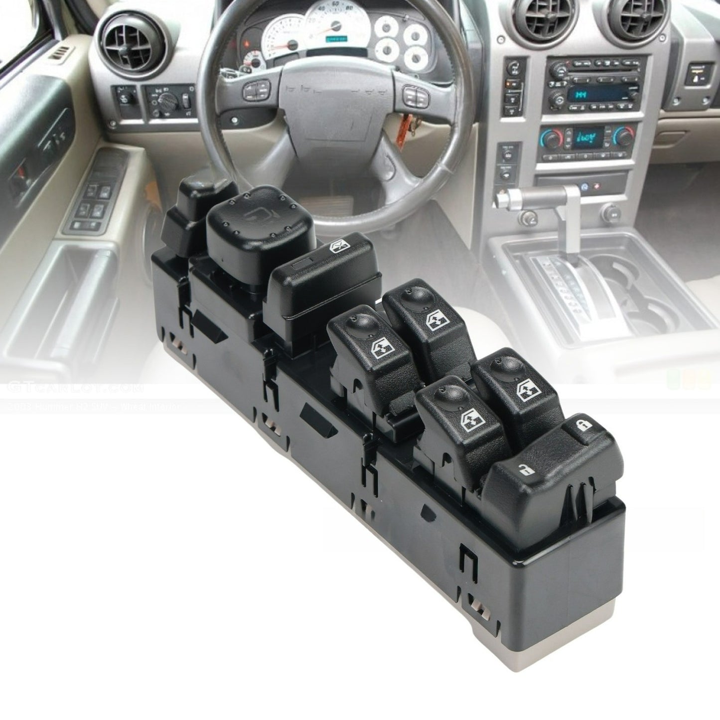 Driver Side Window Switch for Hummer H2 (2005–2007)