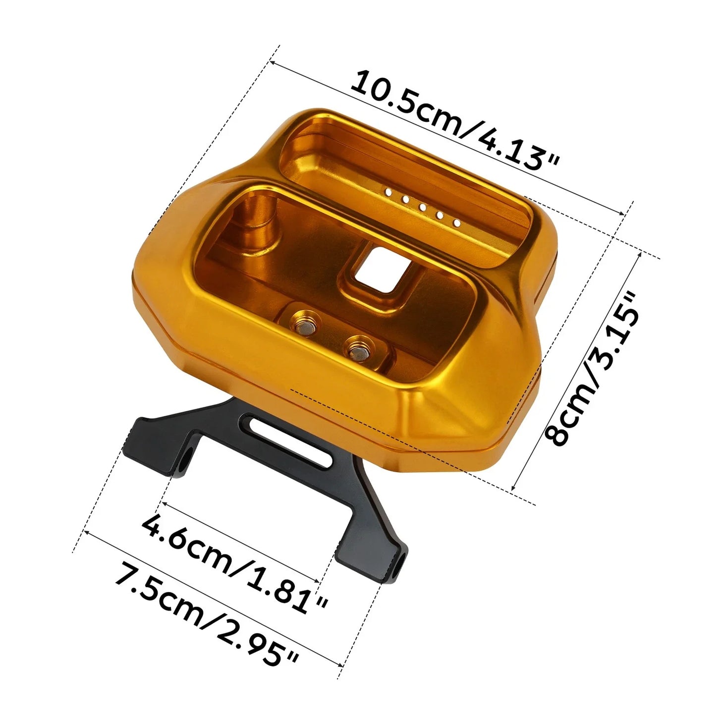 Handlebar Riser Gauge Mounting Bracket for Harley Softail Fat Boy (2018-2025)