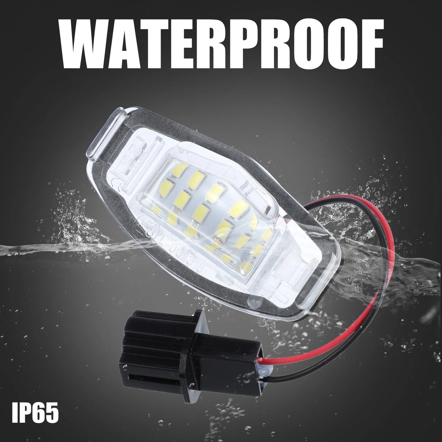 2X LED License Plate Light for Honda Acura