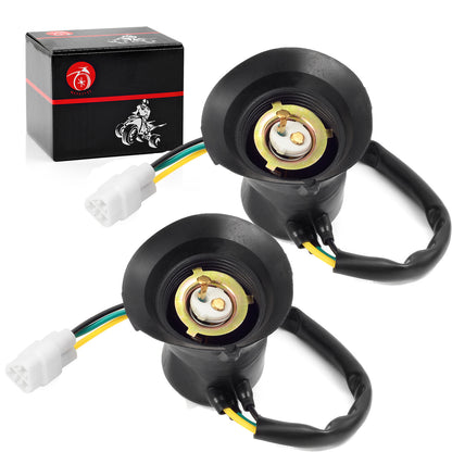 2X Headlight Socket Cord for Yamaha Kodiak 400 (1999–2002)