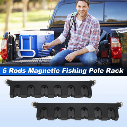 2X Magnetic Fishing Rod Holder for Universal Use