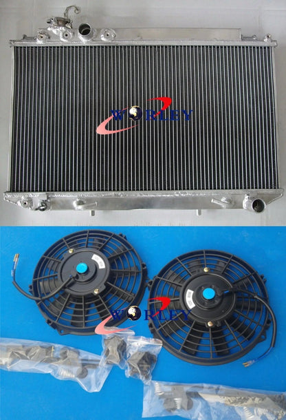Aluminum Radiator with Dual Fans for Toyota Cressida MX83 (1989–1993)