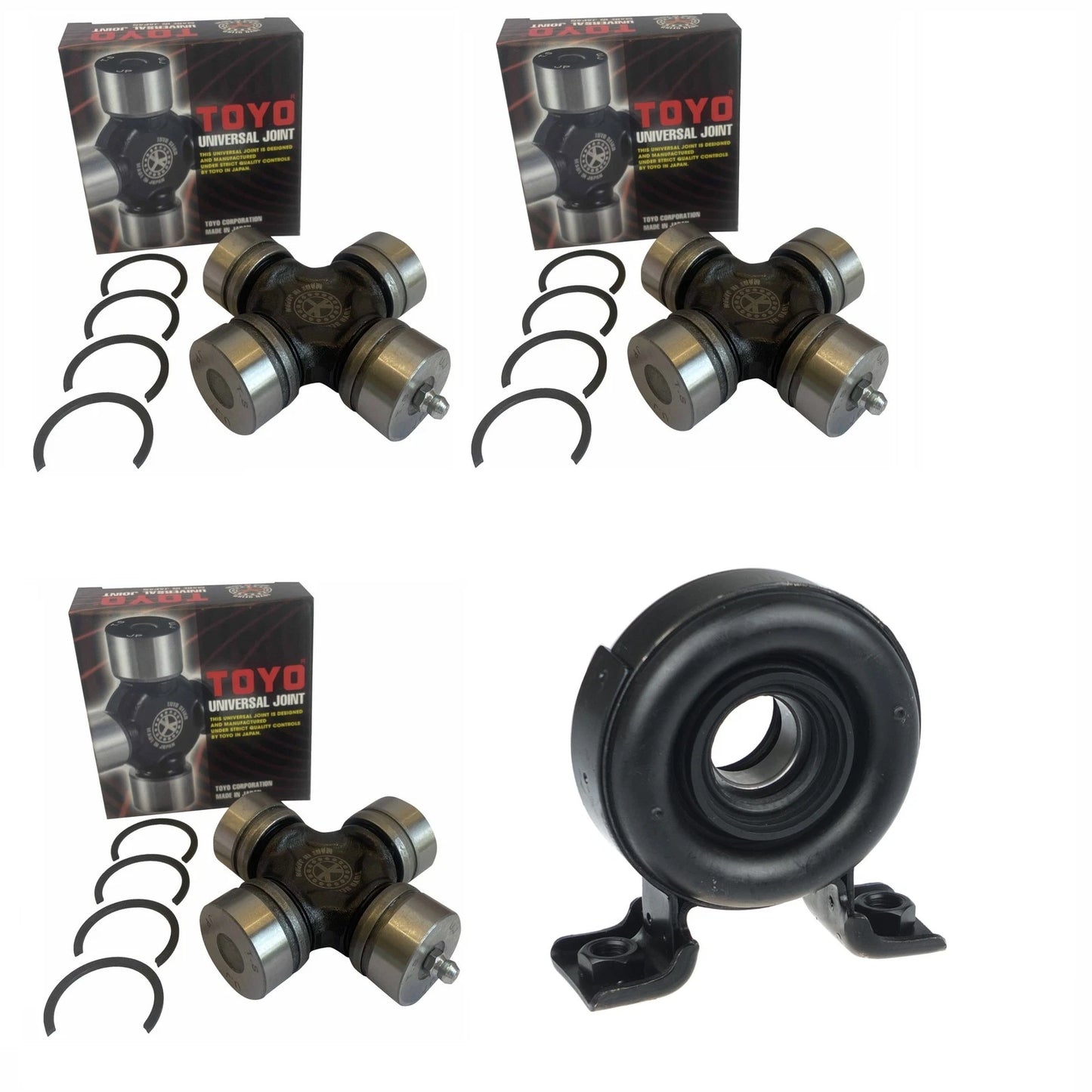 Set of 4 Universal Joints for Holden Rodeo TF (1997–2003)