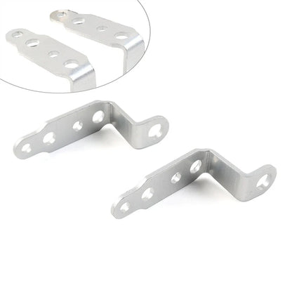 Universal Silver Headlight Rearview Mirror Bracket Extension