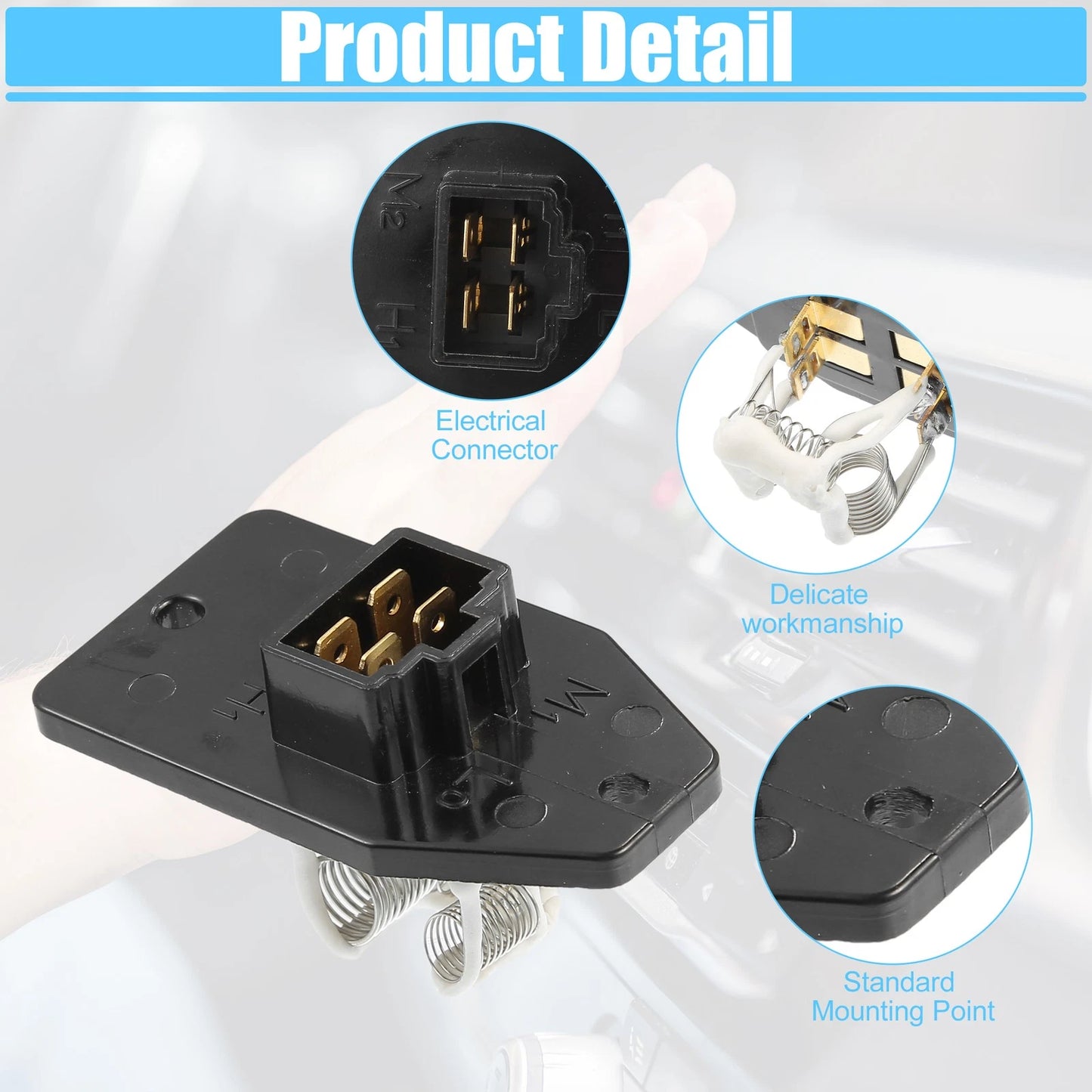 HVAC Blower Motor Resistor for Acura Integra (1990–1993)