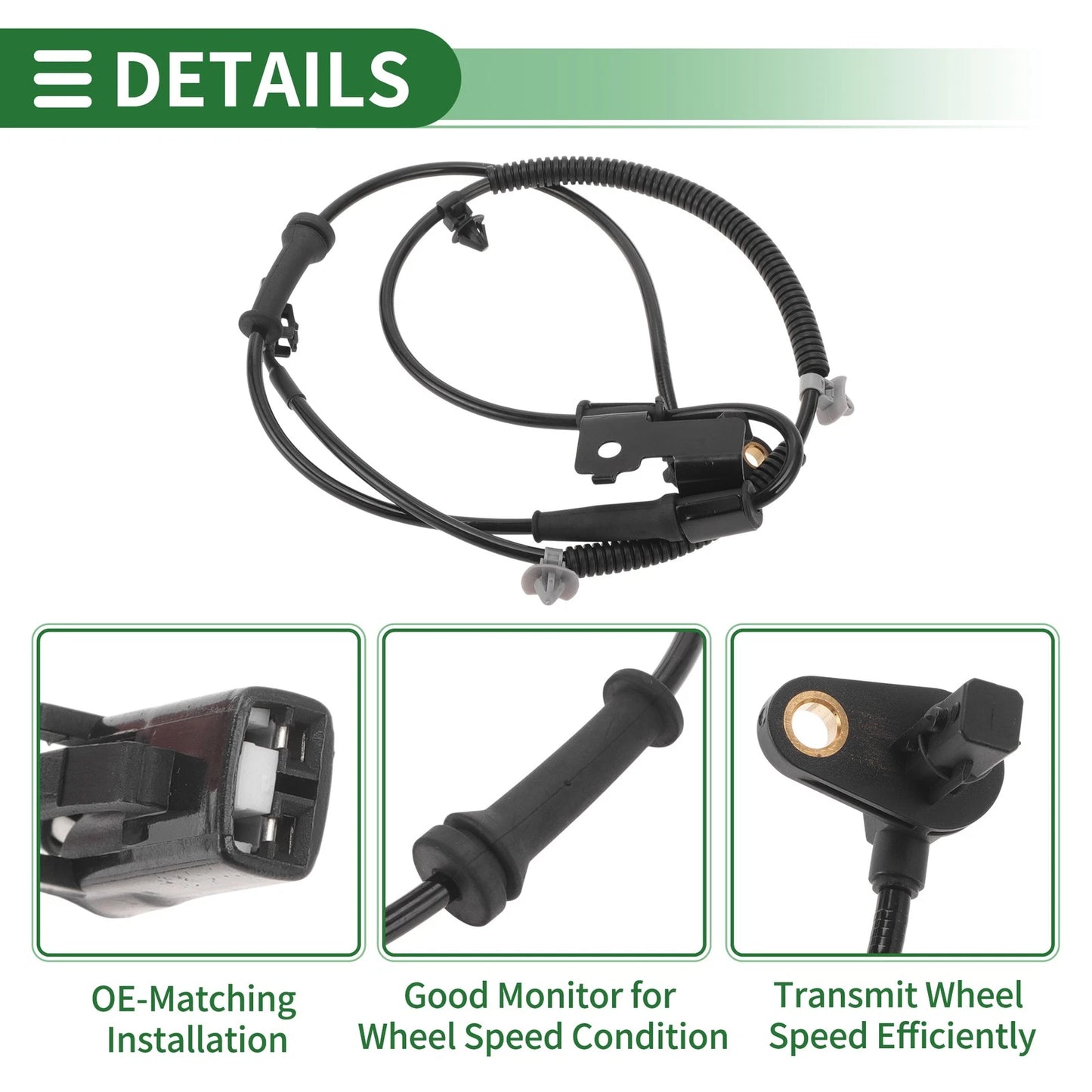 ABS Wheel Speed Sensor No. 956702P000 for Kia Sorento (2011–2012) Front Left