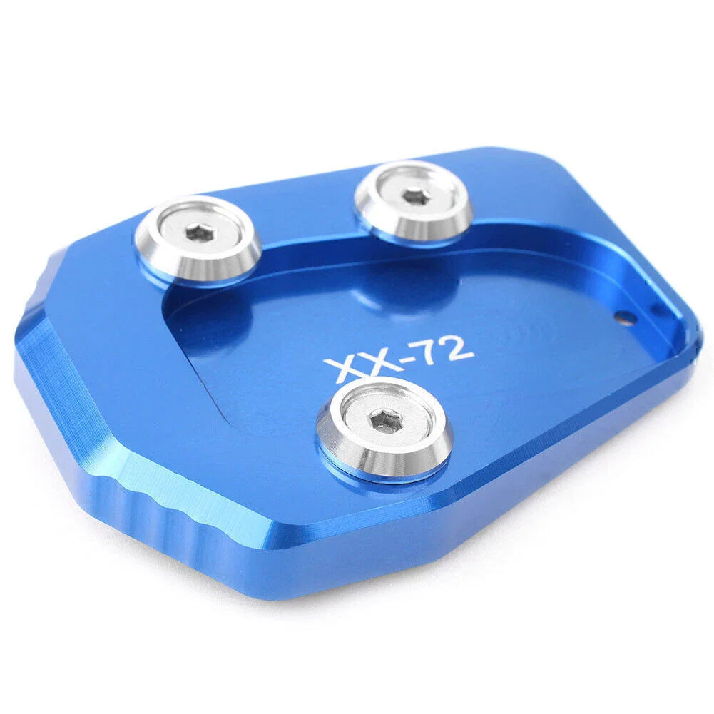 Blue Sidestand Kickstand Extension Pad for Yamaha MT-09 (2013-2016)
