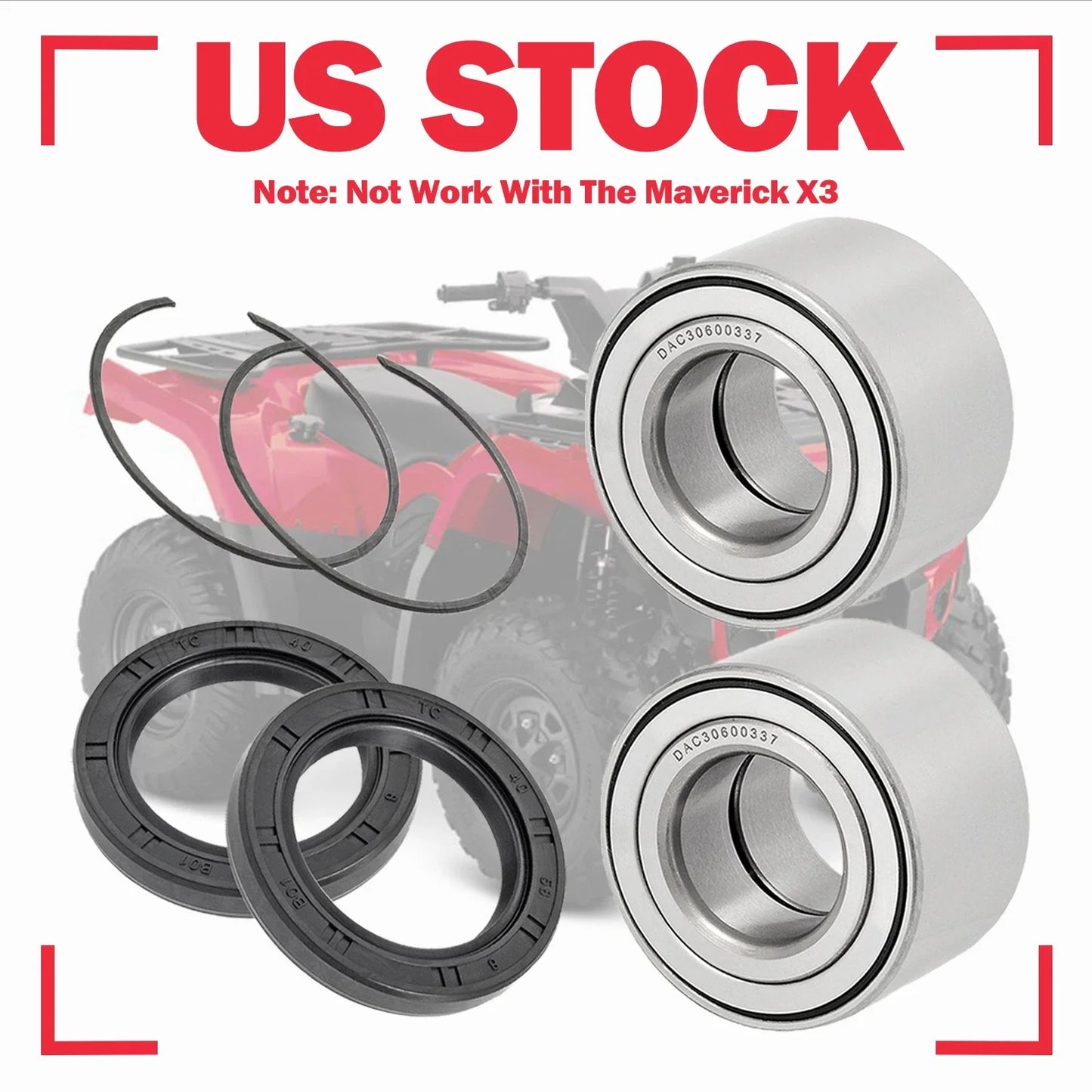 Front Wheel Bearing Seal for Can-Am Renegade/Commander/Maverick (2008–2023)
