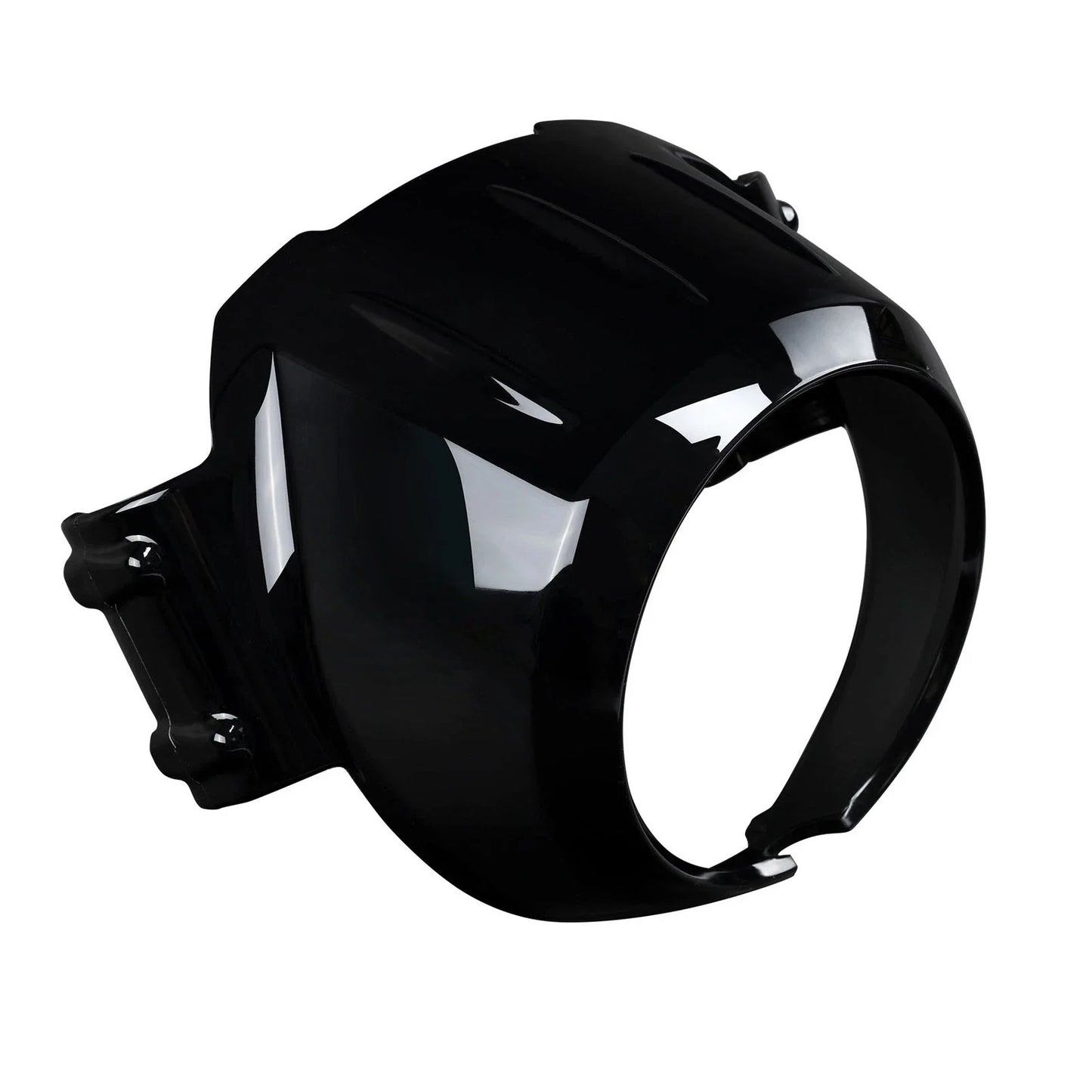 Vivid Black Headlight Fairing Cover for Indian Scout Sixty Bobber Classic (2016-2023)