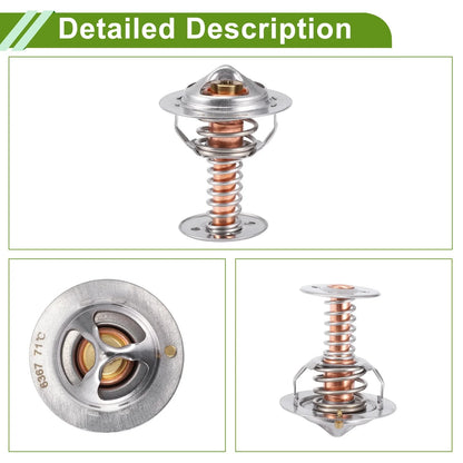 Straight Water Neck Housing Thermostat Kit for Chevy GM LS V8 4.8 5.3 6.0L
