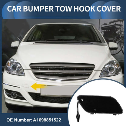 Front Bumper Tow Hook Cap for Mercedes-Benz B-Class (2005–2012) No.A1698851522 Cosmos Black