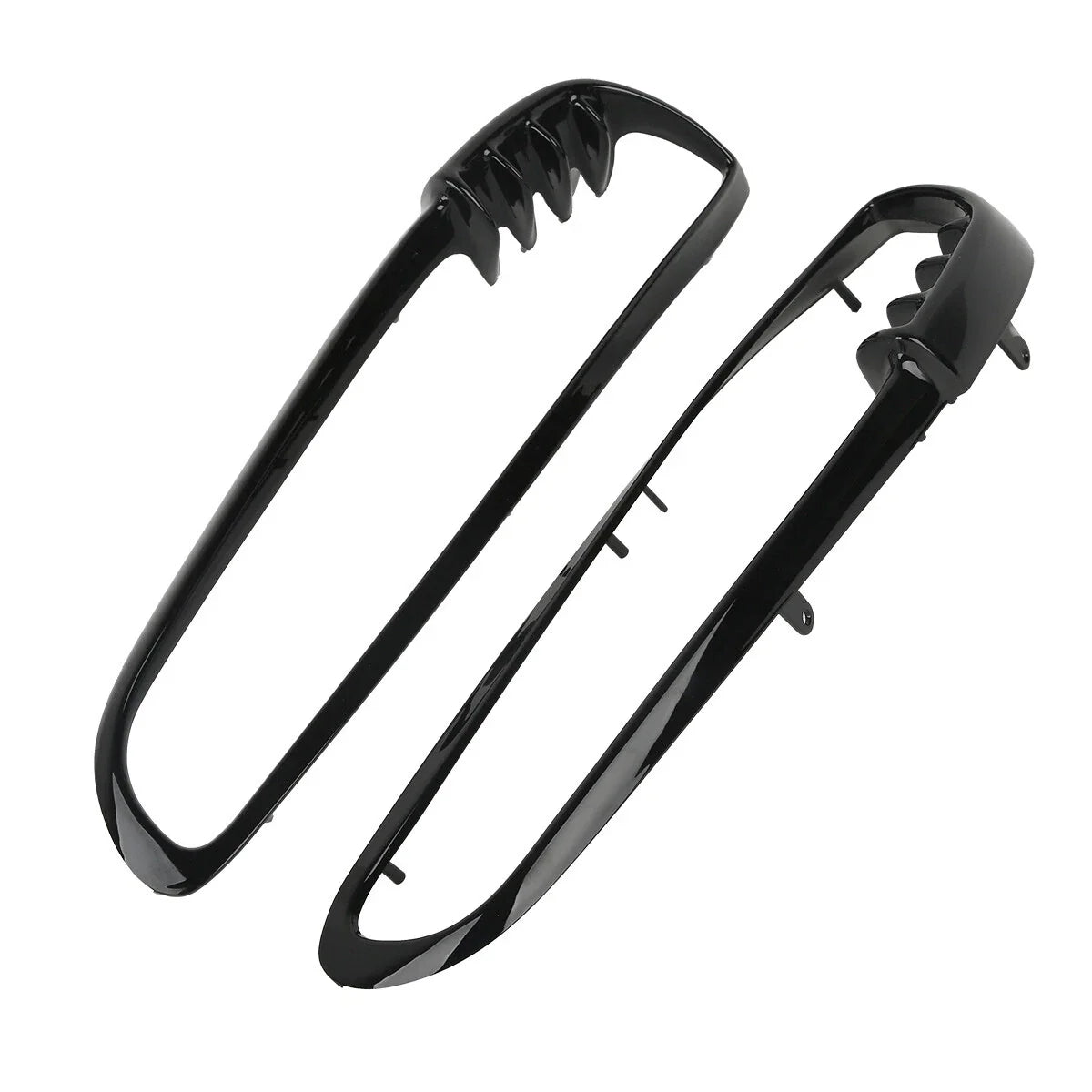 Black Radiator Trim Bezels for Harley V-Rod VRSCA VRSCB (2001-2010)