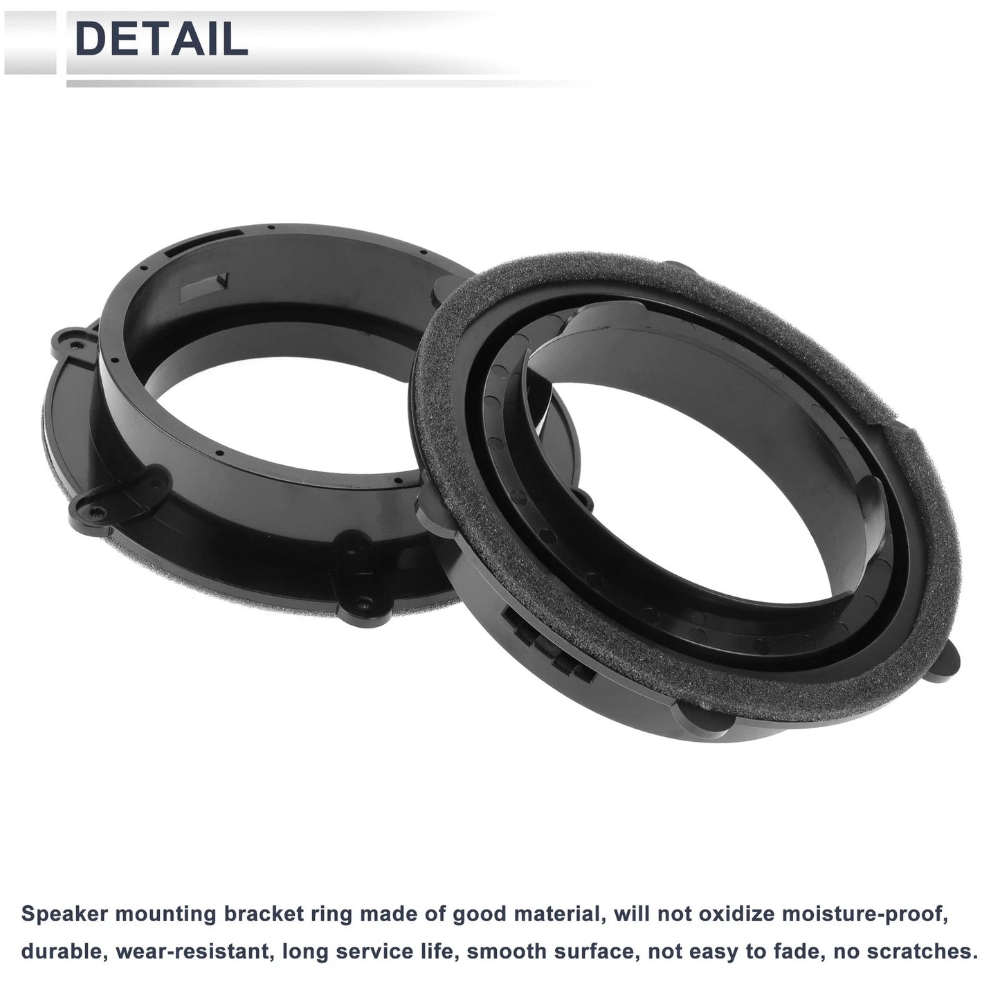 Set of 2 Speaker Spacer Rings for Volkswagen 6.5" Tweeter