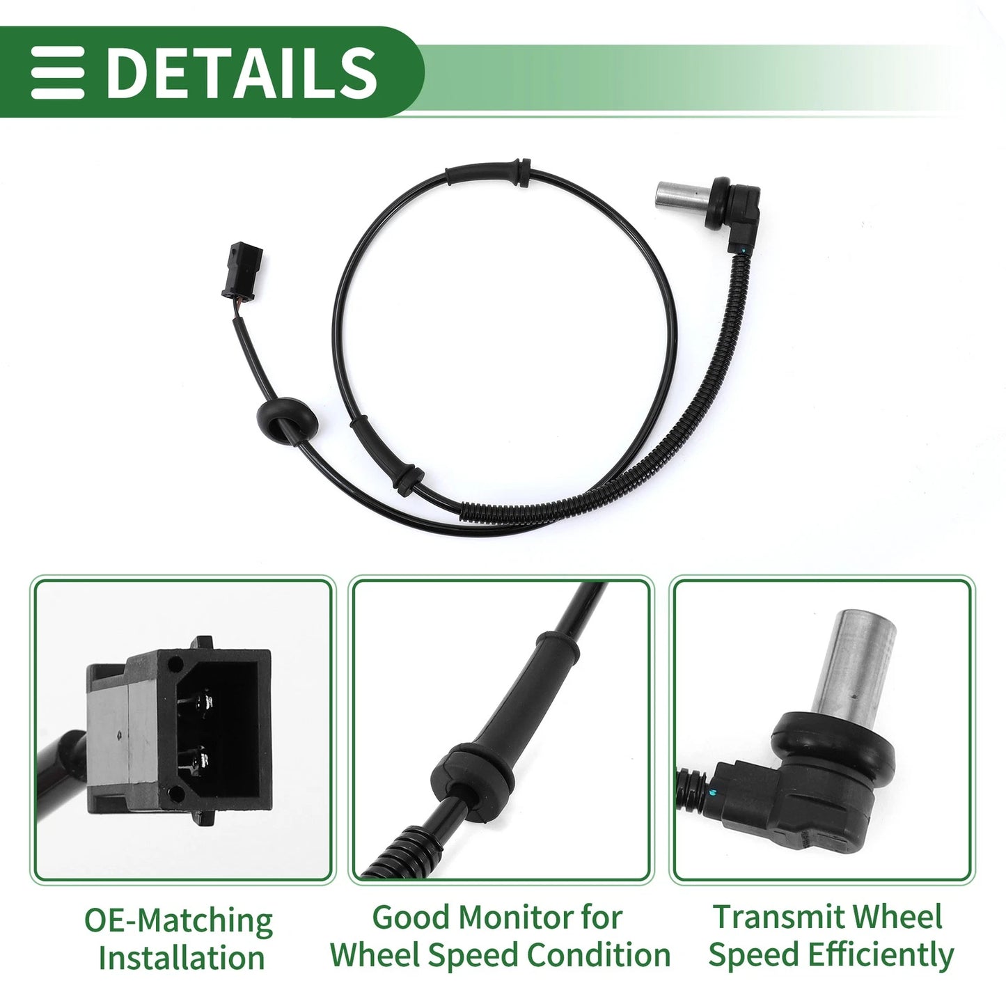 ABS Wheel Speed Sensor No. 8D0927803 for Audi A4 (1994–2001)