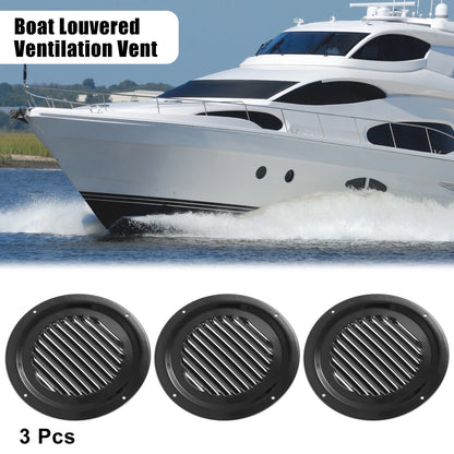 3X 6" Stainless Steel Louvered Vent for Boat (Ventilation Panel Cover)