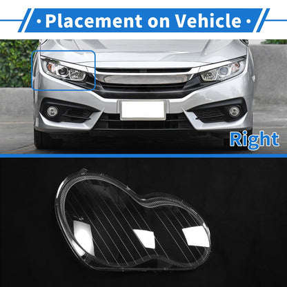 Headlight Lens Cover for Mercedes-Benz C-Class (2001–2017)