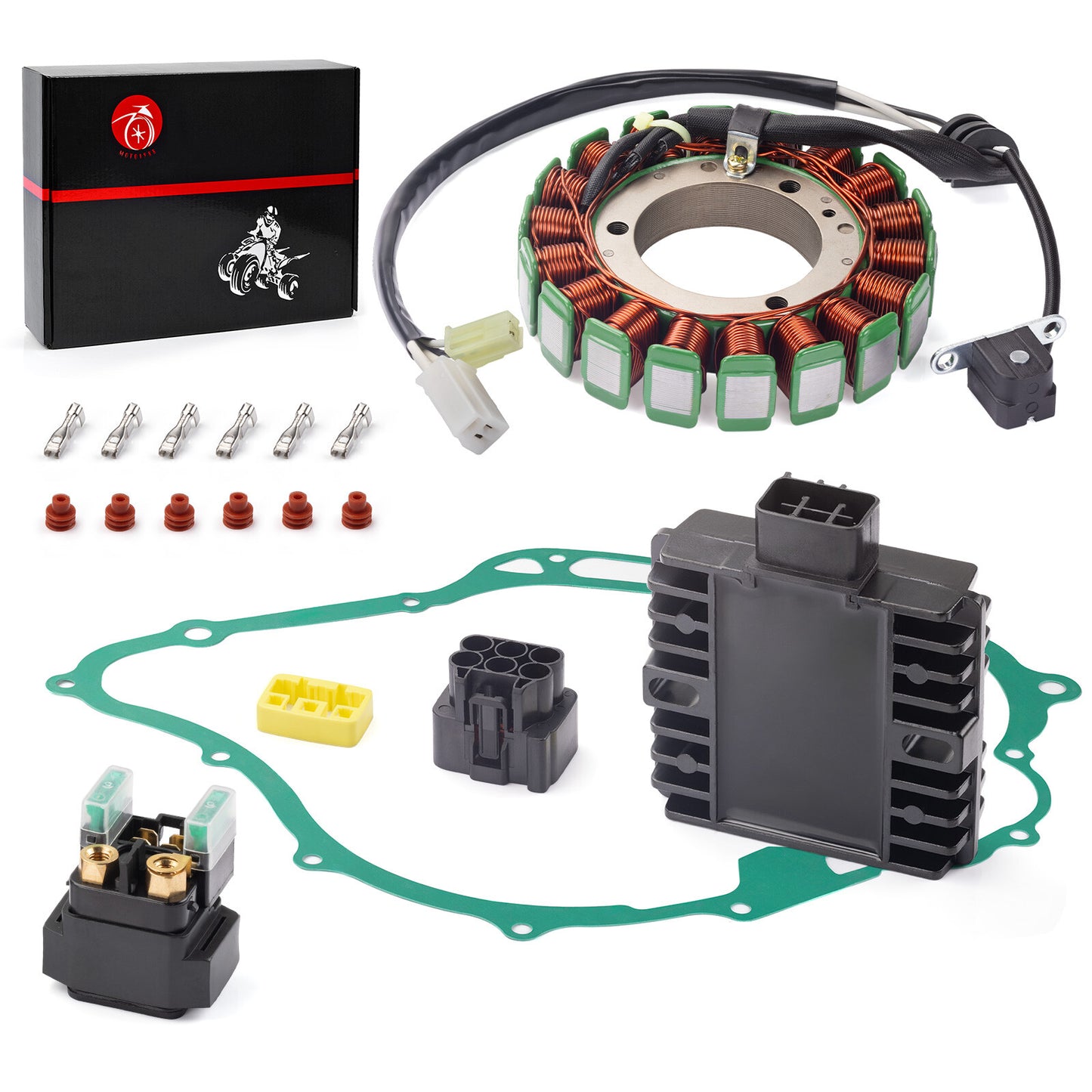 Stator Relay Rectifier Gasket Kit for Yamaha Vstar 1100 (2003–2009)