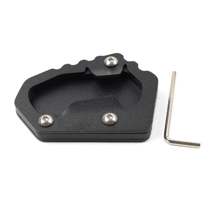 Black Side Stand Enlarge Kickstand Pad for BMW R1300GS (2023-2025)