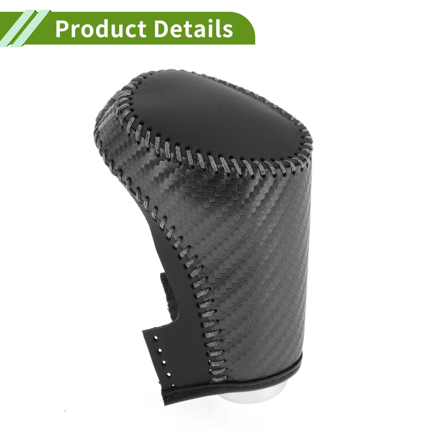 Gear Shift Knob Cover for Chevrolet Malibu (2016–2023) Black Carbon Fiber