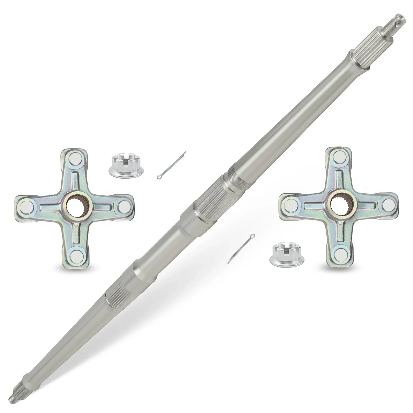 Rear Axle Shaft + Hubs for Yamaha YFZ450 (2004–2010)