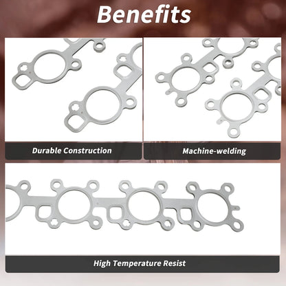 2X Exhaust Manifold Header Gasket for Toyota Land Cruiser (2008–2021) No.1717338020