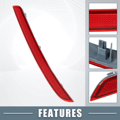 Rear Right Bumper Reflector No.A1668200174 for Mercedes-Benz ML350 (2012–2015)