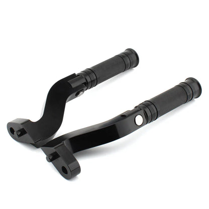 Rear Passenger Foot Pegs for Harley Touring (1993-2023) Black