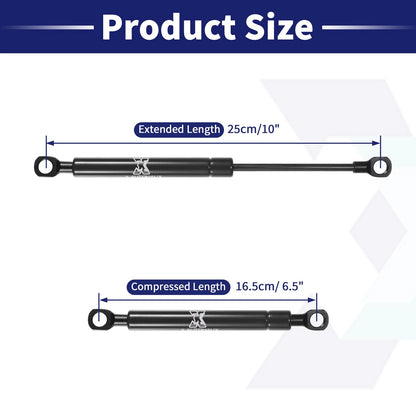 2 Pcs Lift Supports Struts Shocks Gas Spring for RV Car (10 Inch, 10 lbs)