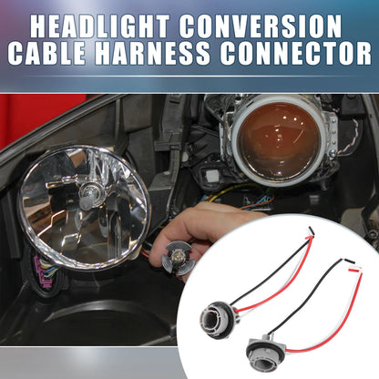 Set of 2 1157 7528 BAY15D Wiring Harness Socket for Turn Signal Brake Light