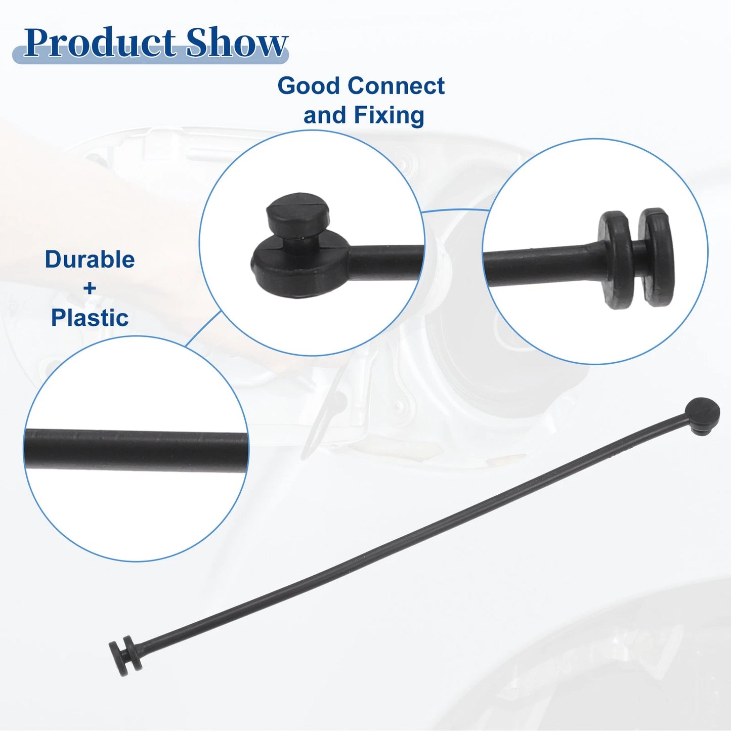 Set of 4 Fuel Tank Cap Tether Rope for BMW 740i (2011–2015) No. 16117193372