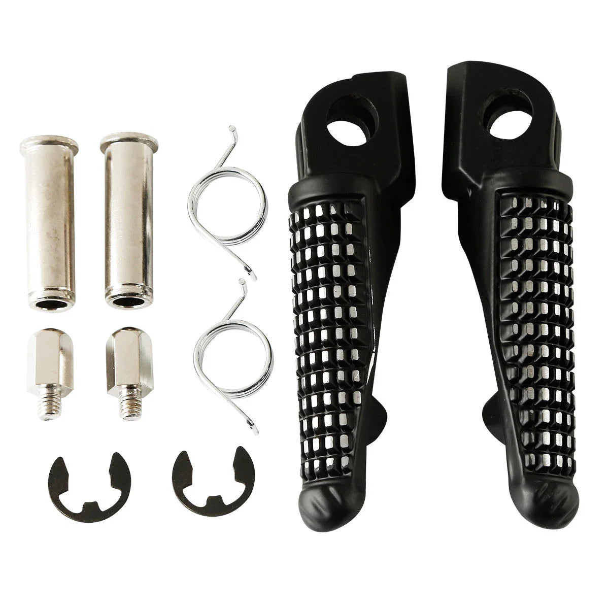 Matte Black Footrest Pegs for Kawasaki Ninja ZX10R (2004-2005)