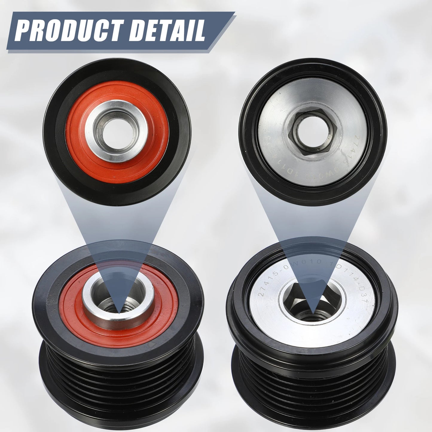 Alternator Clutch Pulley for Lexus ES350 V6 3.5L (2007–2018)