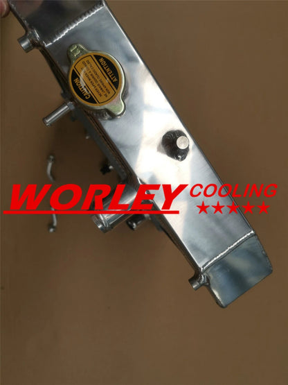 32mm Aluminum Radiator & Fan for Honda Civic EK EG B16 B18 (1996-2000)