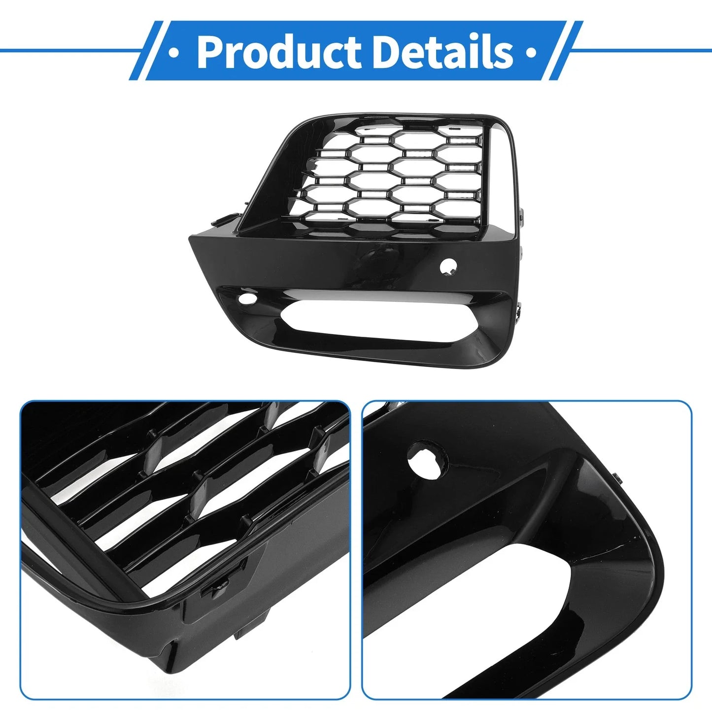 1 Pcs Front Right Fog Light Grill for BMW X3 X4 G01 G02 (2018-2021)