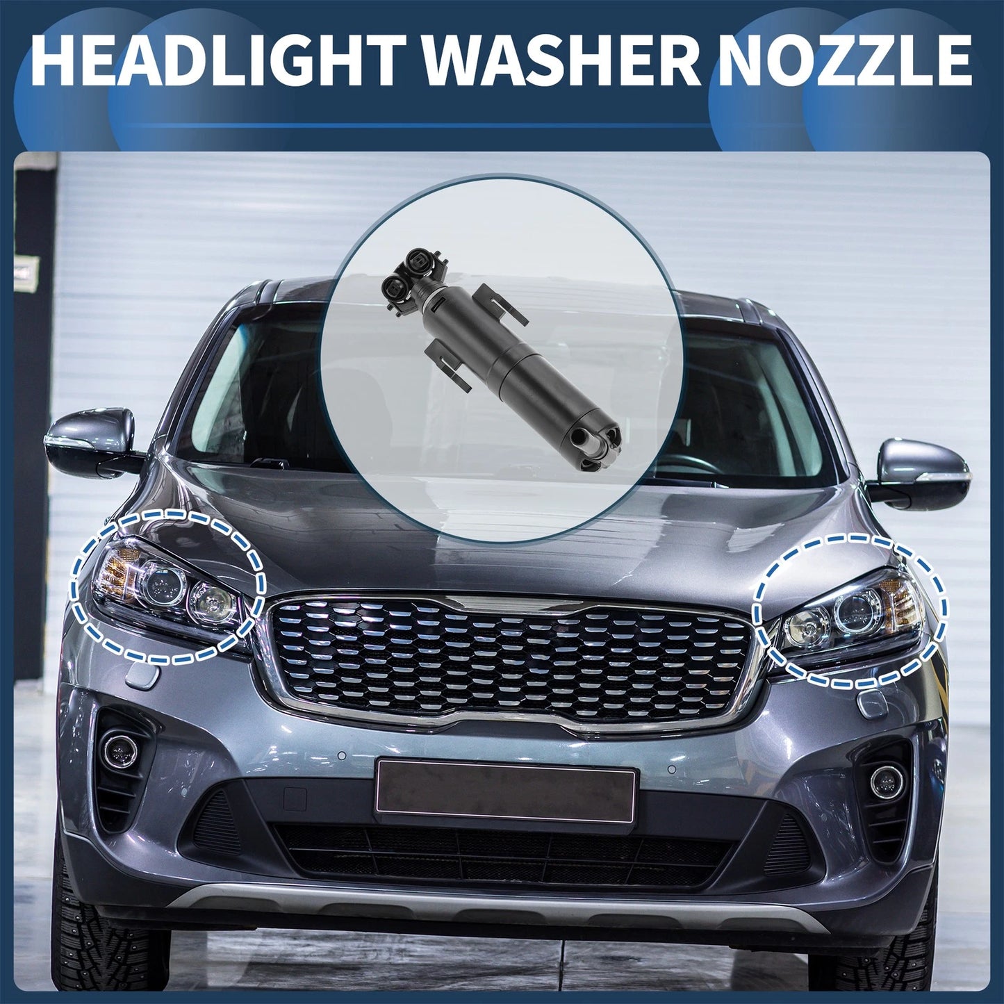 Headlight Washer Nozzle for BMW X1 (2016–2022) No. 61672990155