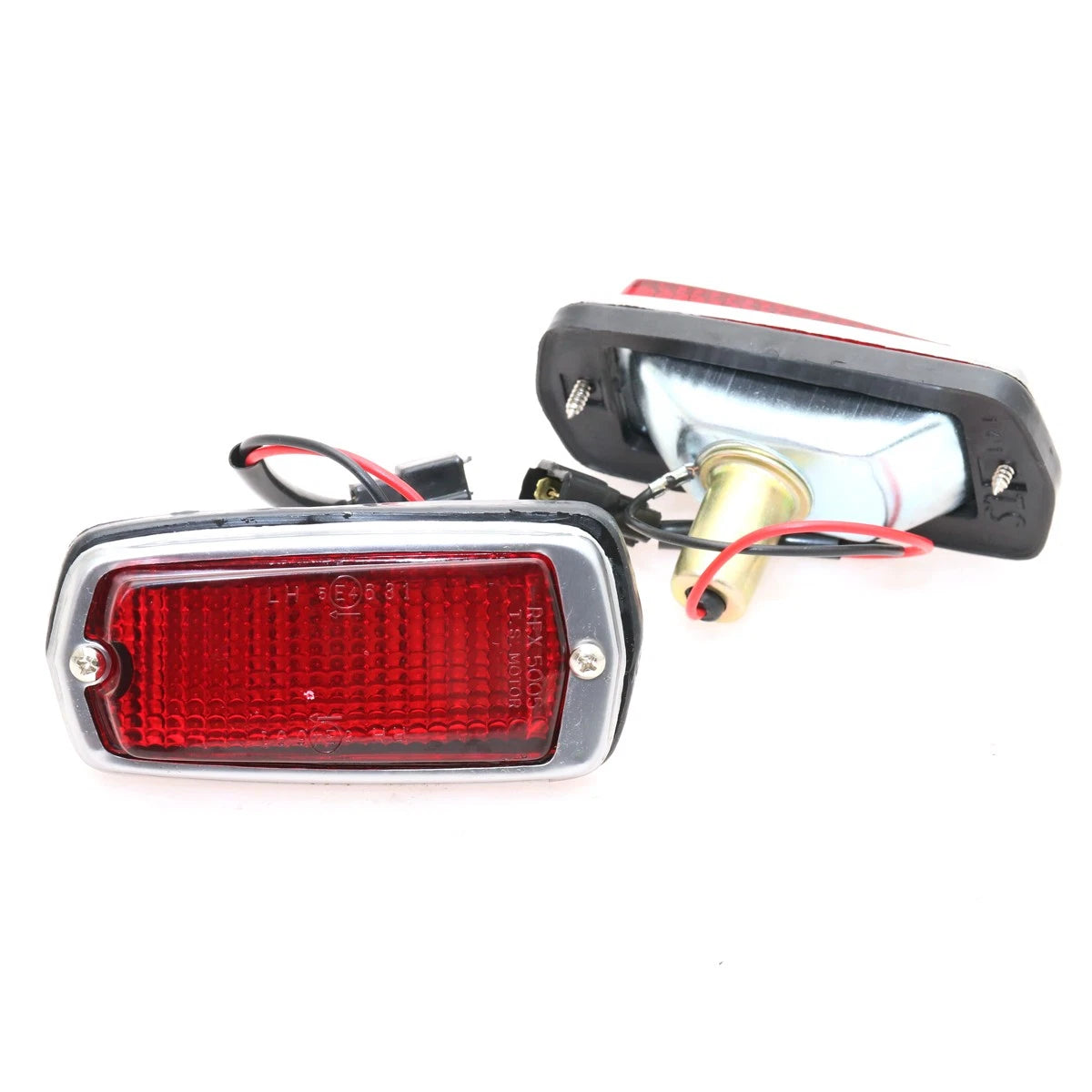 Set of 4 Red Marker Lamps for Nissan Datsun 510 120Y 240Z 260Z (1968–1978)