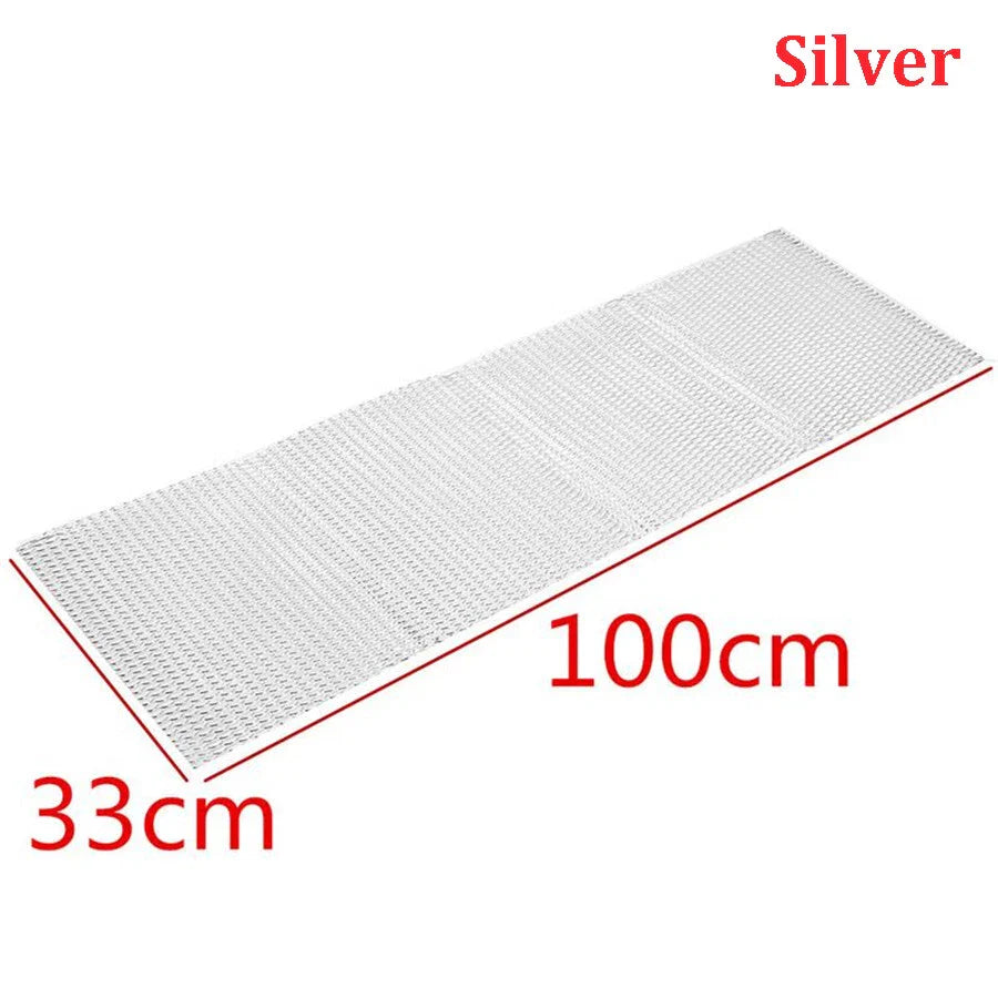 Silver Aluminium Racing Grille Mesh Vent for Universal Car 100x33cm